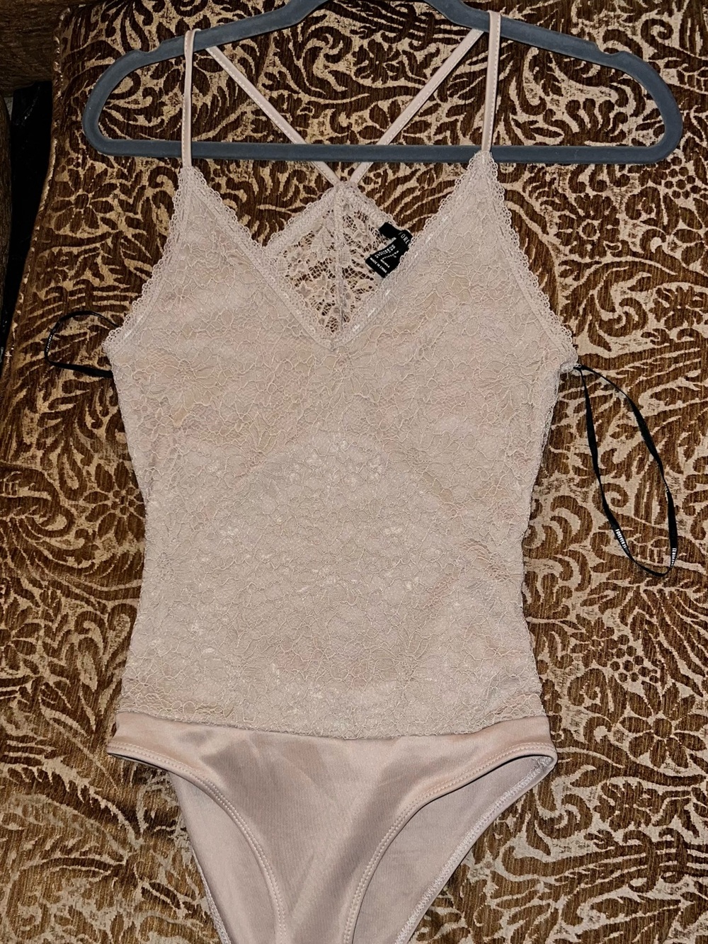 Forever 21 Lace V-Neck Bodysuit